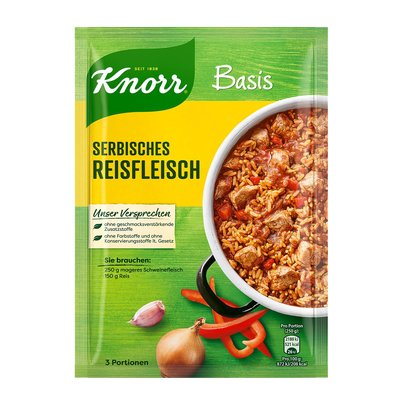 Bild von Knorr Basis für Serbisches Reisfleisch