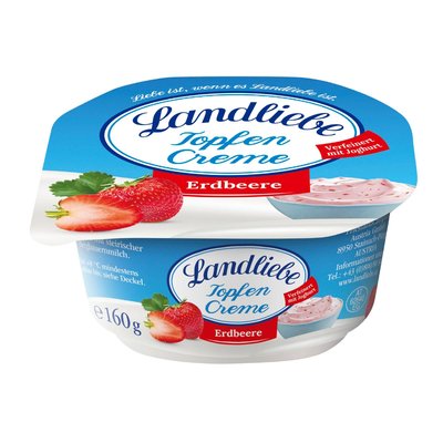 Bild von Landliebe Topfencreme Erdbeere