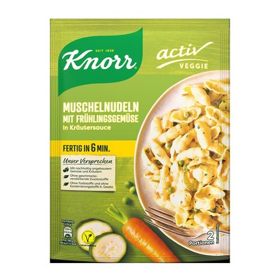 Bild von Knorr Veggie Muschelnudeln mit Frühlingsgemüse
