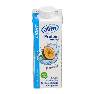 Bild von Allin Light Protein Water Maracuja