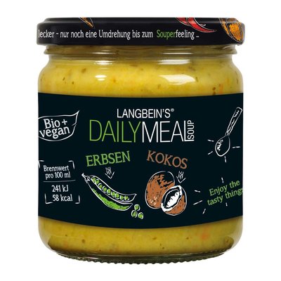 Bild von Daily Meal Bio Erbsen-Kokos Suppe