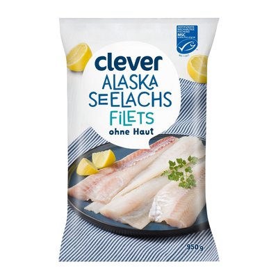 Bild von Clever Alaska-Seelachsfilets ohne Haut