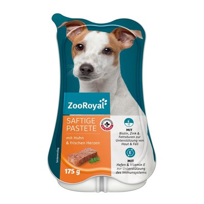 Bild von ZooRoyal Saftige Pastete mit Huhn & frischem Herz