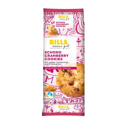 Bild von BILLA Schoko-Cranberry Cookies