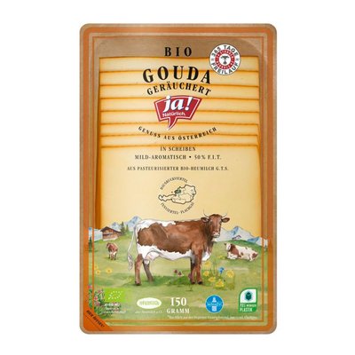 Bild von Ja! Natürlich Gouda geräuchert Scheiben