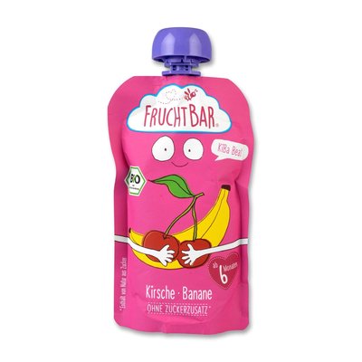 Bild von Fruchtbar Fruchtpüree Kirsche Banane