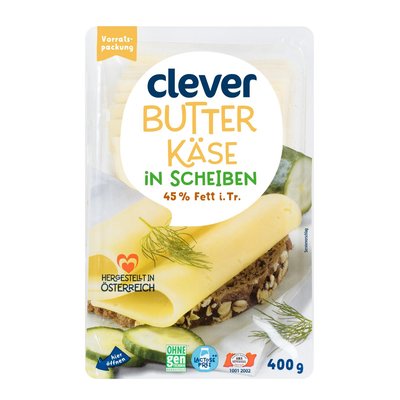 Bild von Clever Butterkäse in Scheiben