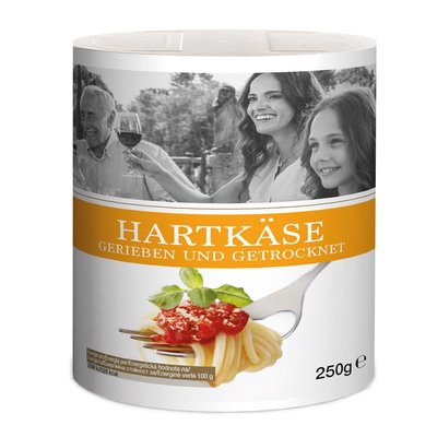 Bild von Hartkäse gerieben