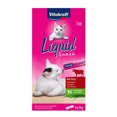 Bild von Vitakraft Liquid Snack mit Rind 6er