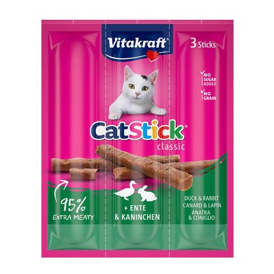 Bild von Vitakraft Cat-Stick Mini Ente & Kaninchen