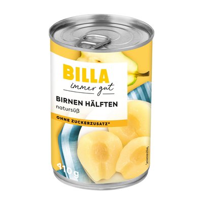 Bild von BILLA Birnen Hälften natursüß