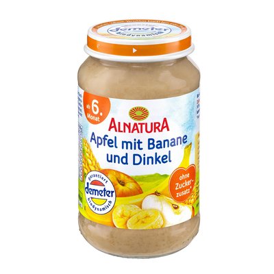 Bild von Alnatura Apfel mit Banane & Dinkel
