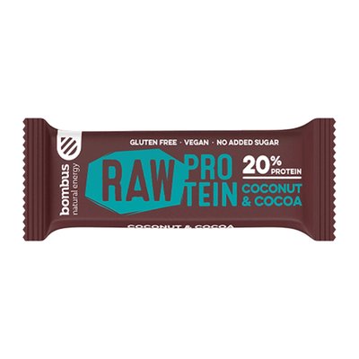 Bild von Bombus Raw Protein Riegel Coconut Cacao