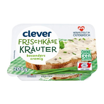 Bild von Clever Frischkäse Kräuter