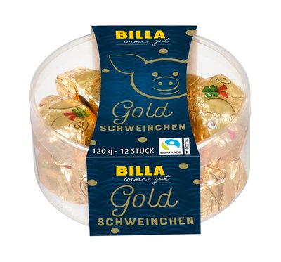 Bild von BILLA Goldschweinchen