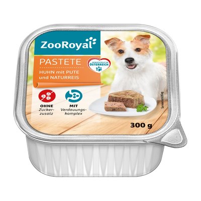 Bild von ZooRoyal Pastete Huhn mit Pute und Naturreis