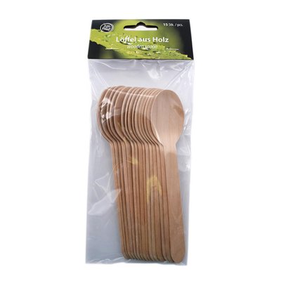 Bild von Löffel aus Holz 16cm