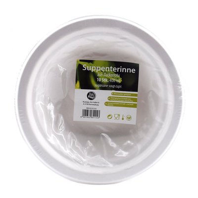 Bild von Suppenterinne aus Zuckerrohr 400ml