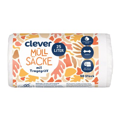 Bild von Clever Müllbeutel mit Griff 25L