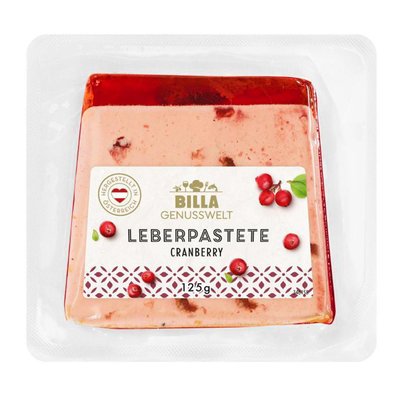 Bild von BILLA Genusswelt Leberpastete Cranberry