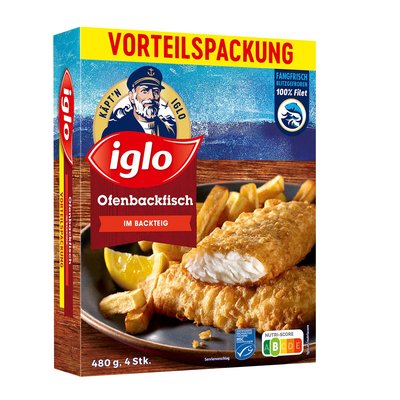 Bild von Iglo Ofenbackfisch Vorteilspackung