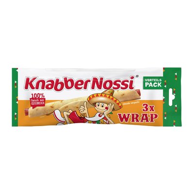 Bild von Knabber Nossi Pausenwrap 3er Pack