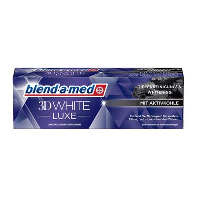 Bild von blend-a-med 3D White Luxe mit Aktivkohle Zahncreme