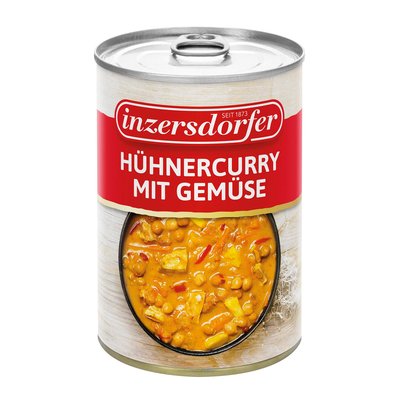 Bild von Inzersdorfer Hühnercurry mit Gemüse