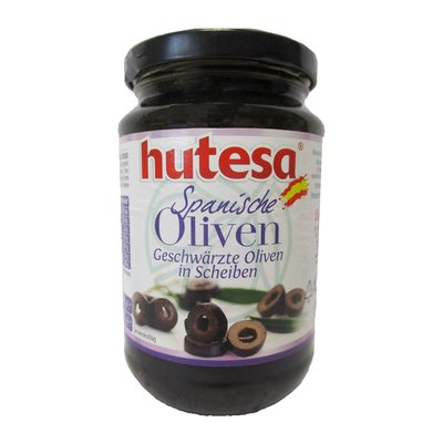 Bild von Hutesa Schwarze Oliven in Scheiben