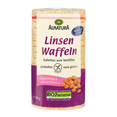 Bild von Alnatura Linsen Waffeln