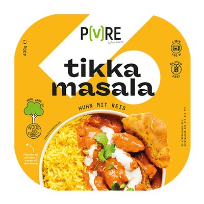 Bild von PURE Huhn Tikka Masala mit Reis