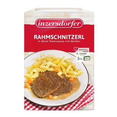 Bild von Inzersdorfer Rahmschnitzel mit Spiralen