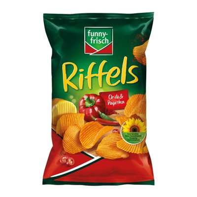 Bild von Funny Frisch Riffels Chips Chili & Paprika