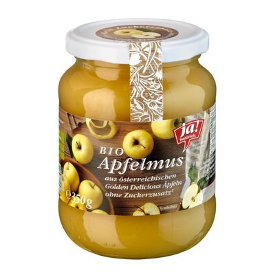 Bild von Ja! Natürlich Apfelmus Golden Delicious