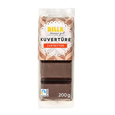 Bild von BILLA Kuvertüre Zartbitter