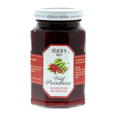 Bild von Staud's Wald Preiselbeere Leichtkonfitüre