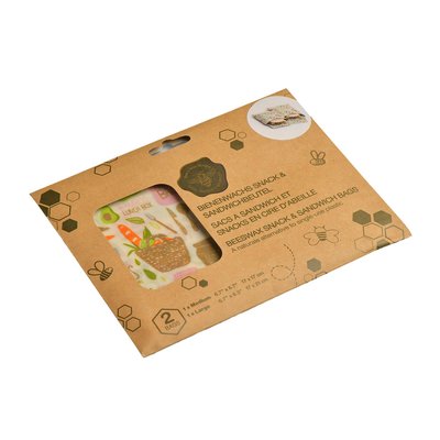 Bild von Nuts Bienenwachs Sandwichbeutel 2 teilig