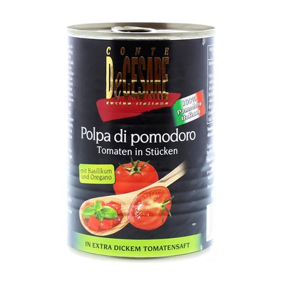 Bild von Conte DeCesare Pizza-Tomaten gewürfelt