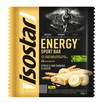 Bild von Isostar Energy Sport Bar Riegel Banane 3er