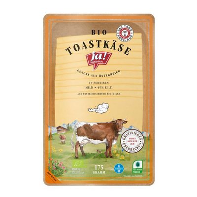 Bild von Ja! Natürlich Toastkäse Scheiben
