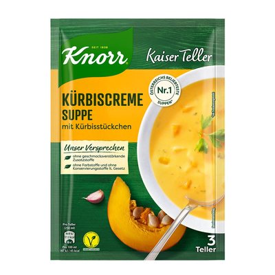 Bild von Knorr Kaiserteller Kürbiscremesuppe