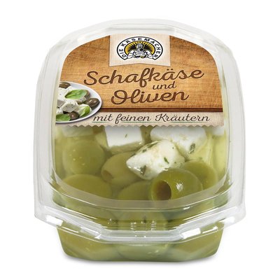 Bild von Schafkäse und Oliven - Die Käsemacher