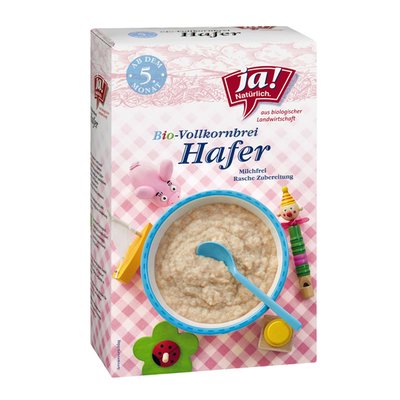 Bild von Ja! Natürlich Bio-Vollkorn Haferflockenbrei