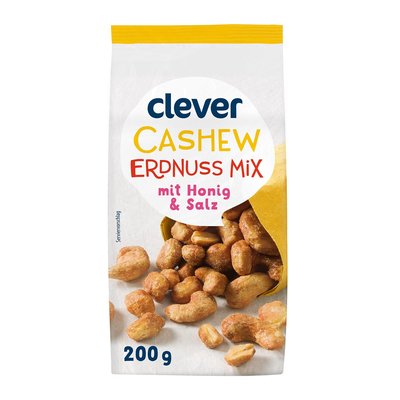 Bild von Clever Cashew Erdnuss Honig & Salz