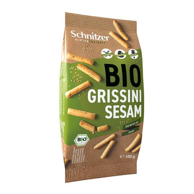 Bild von Schnitzer Grissini Sesam Glutenfrei