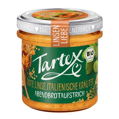 Bild von Tartex Rote Linse & Italienische Kräuter Aufstrich