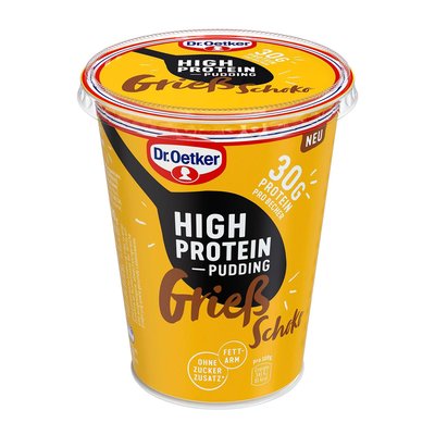 Bild von Dr. Oetker High Protein Pudding Grieß Schoko