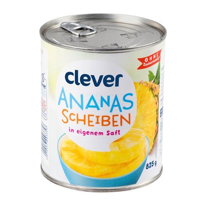 Bild von Clever Ananas Scheiben in Ananassaft