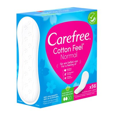 Bild von Carefree Cotton Aloe Slipeinlagen