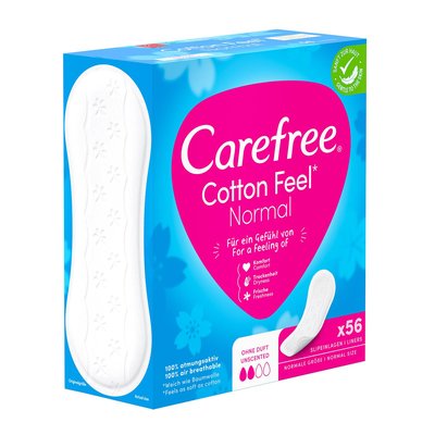 Bild von Carefree Cotton Slipeinlagen